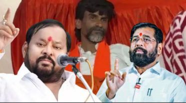 माजी आमदार शहाजी बापू उपोषणस्थळी जरांगे पाटील यांची अवस्था पाहून भावूक, त्यांच्या डोळ्यात अश्रू